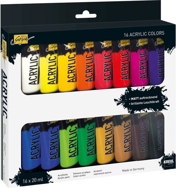 Solo Goya Acrylic 16er-Set - Bild 1