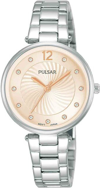 Pulsar Damenuhr, Quarz, Edelstahl, Rosa, 30 mm, 5 ATM - Bild 1