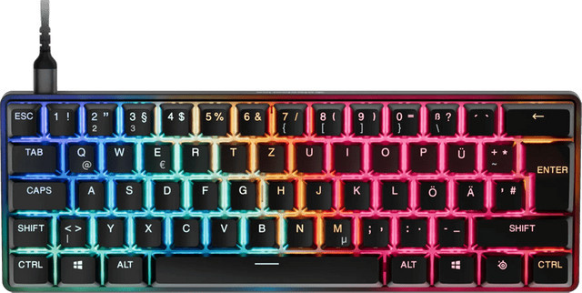 SteelSeries Apex Pro Mini Gen 3 Gaming-Tastatur QWERTZ Schwarz - Bild 1