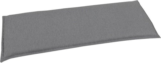 GO-DE TEXTIL Gartenauflage für 2-Sitzer Bank, Grau, rechteckig mit Schaumstoff - Bild 1
