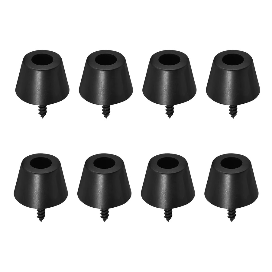 VBESTLIFE Gummifüße in Schwarz, 4 Paar Anti-Vibrations-Basis für Lautsprecher und Gitarrenverstärker, Durchmesser: 30 mm, Höhe: 20 mm - Bild 4
