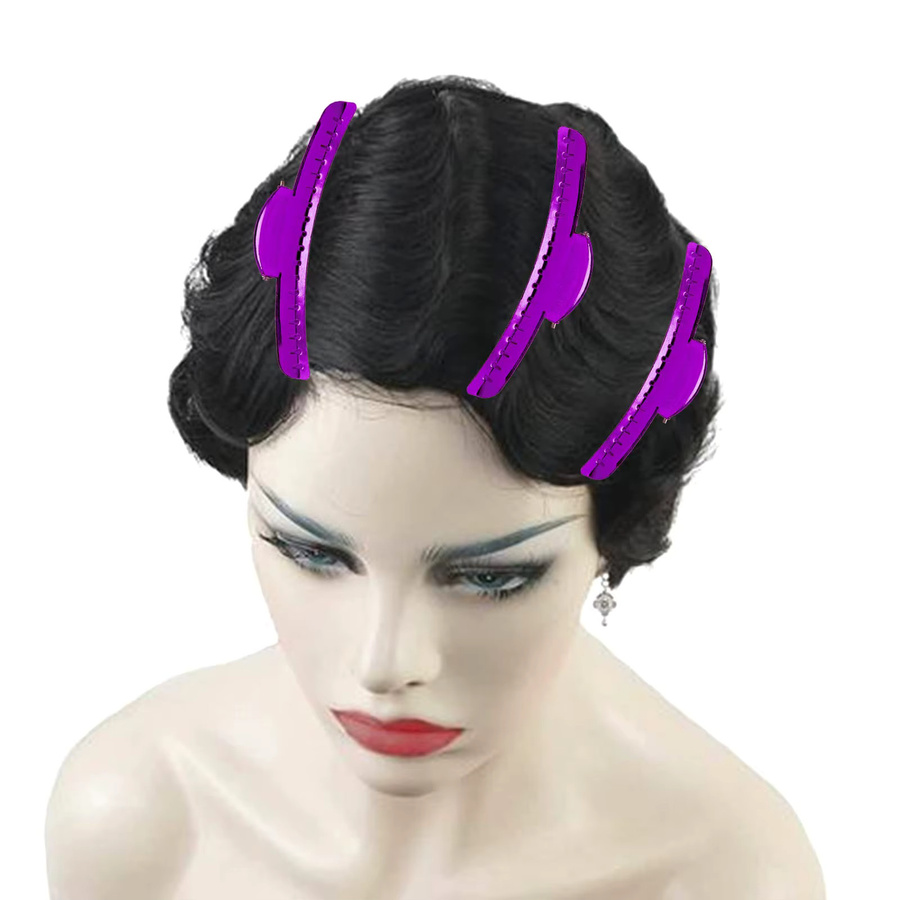 BARBERTOP Haar Clips, 6 Stück, Aluminium, Unisex - Bild 1