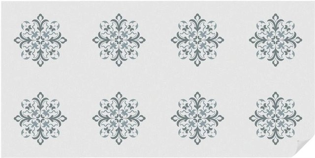 Tulup Fensterfolie Milchglasfolie Sichtschutz Weiß B: 200 cm, H: 100 cm - Bild 1