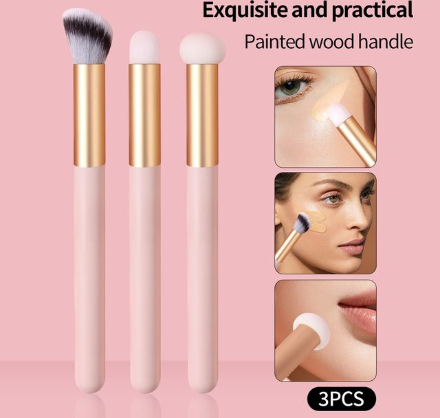 KOSSHOW Concealer-Pinsel-Set, 3-teilig, Unisex - Bild 1