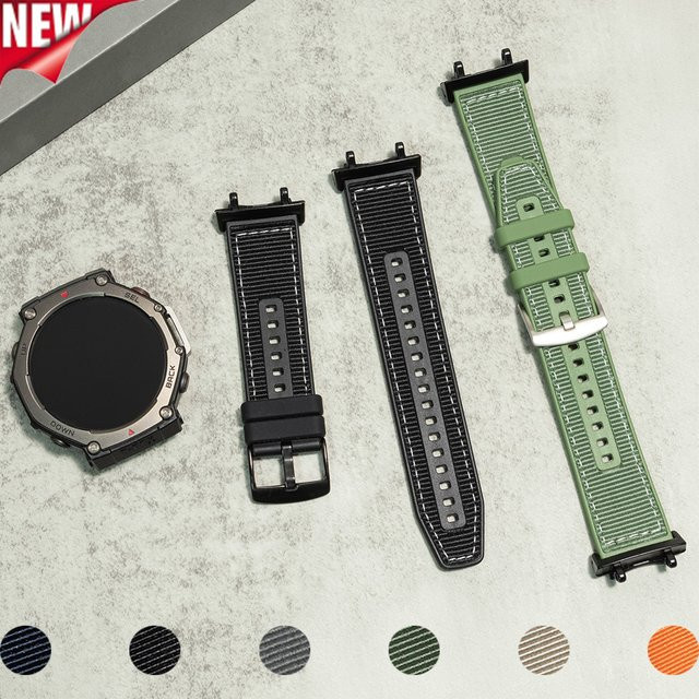 FancyWrist Uhrenarmband Silikon, Nylon, Unisex, Amazfit T-Rex Pro/3/2/Ultra - Bild 1