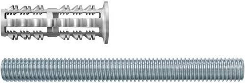 Fischer RODFORCE FGD 12 M8 TR 60 Dübel aus Nylon, Silber, 25 Stück - Bild 1