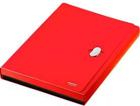 Leitz Fächermappe Recycle A4 in Rot mit Blauer Engel Zertifizierung - Bild 1