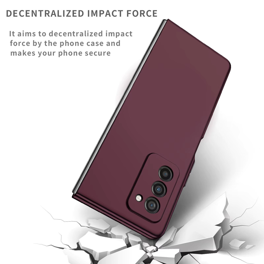 Schutzhülle für Samsung Galaxy Z Fold 7, 6, 5, 4, 3 in Schwarz, ultradünne und stoßfeste PC-Telefonabdeckung mit mattem Gefühl und rutschfestem Design - Bild 3