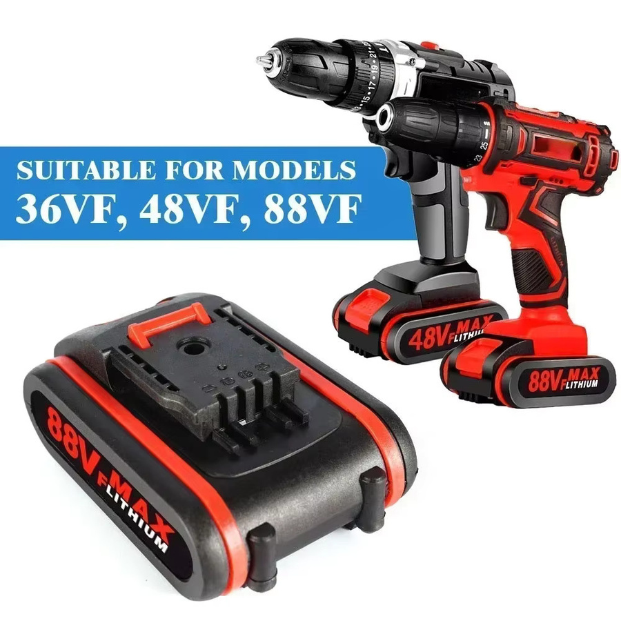 Worx 88VF Lithium-Ionen-Akku in Schwarz als Ersatz für 48VF und 36VF Akkus für Worx Elektrowerkzeuge - Bild 3