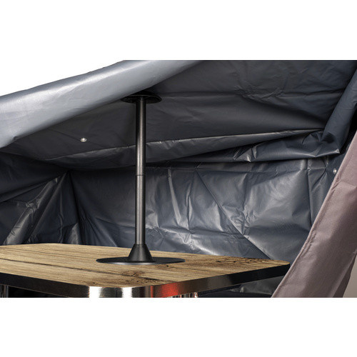 CASAYA Abstandshalter aus Kunststoff in Schwarz, B/H/T: 10 x 29 x 29 cm - Bild 2