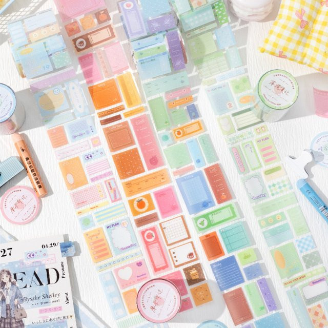 PET-Glitzer-Sand-Tape Aufkleber in Multicolour für Tagebuch-Dekoration und DIY-Projekte - Bild 1