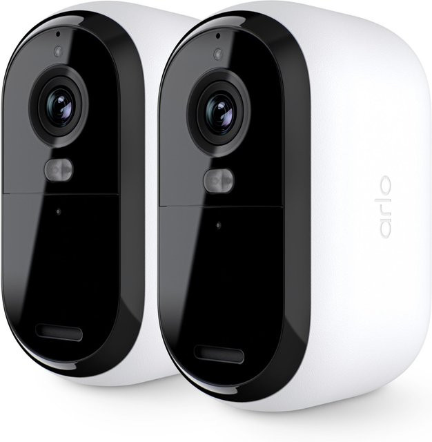 Arlo Essential 3 2K Wi-Fi Überwachungskamera 2er Set, Weiß - Bild 1