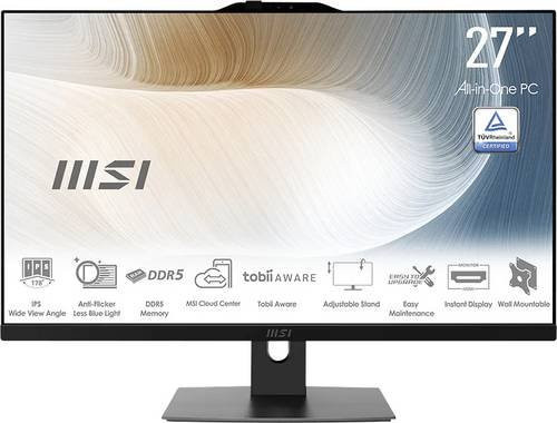 MSI Modern AM272P 1M-1425AT All-in-One PC in Schwarz mit 27 Zoll Full HD LED Display, Intel Core 5 120U, 16GB RAM und 512GB SSD - Bild 2