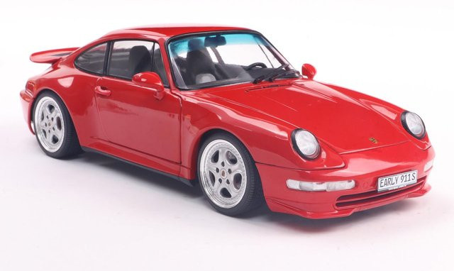 Solido Porsche 911 Carrera RS Diecast Modellauto Rot 1:18 - Bild 1