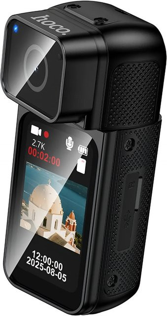 HOCO DV105 Action Camera mit 2.7K Auflösung, 1,47-Zoll-Display und Wi-Fi, Schwarz - Bild 1