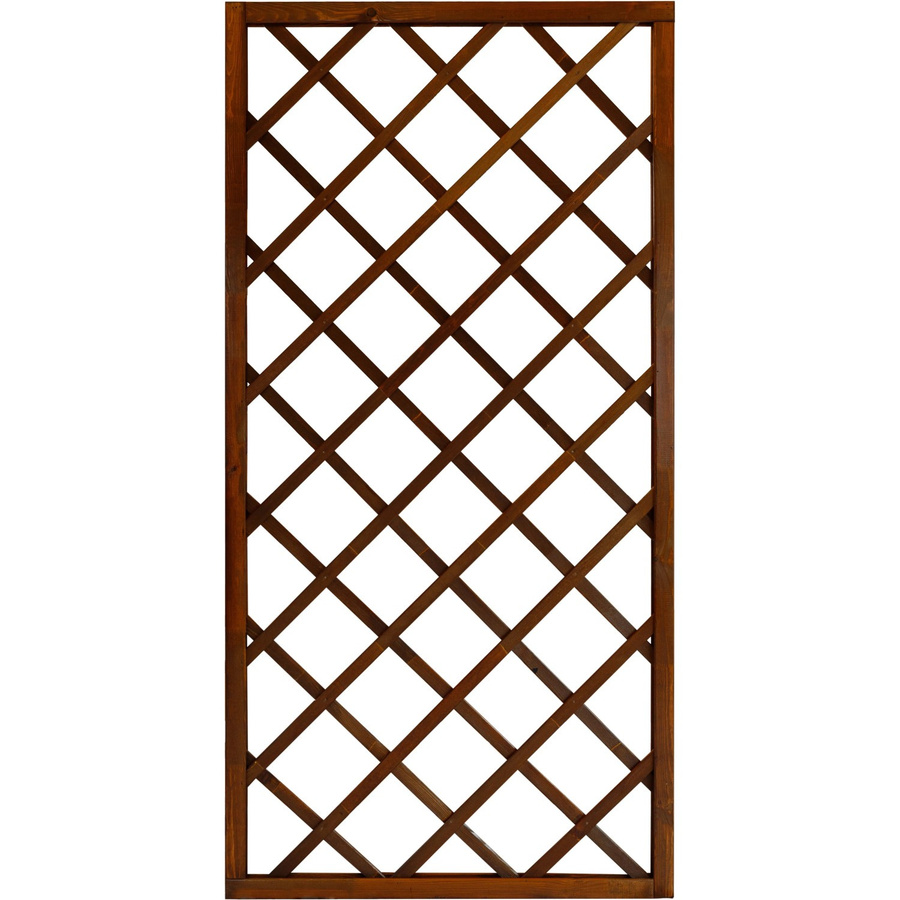 Sichtschutzzaun-Element Nancy von Andrewex aus Kiefernholz in Braun, 3-fach lasiert, Höhe: 180 cm, Breite: 90 cm - Bild 2