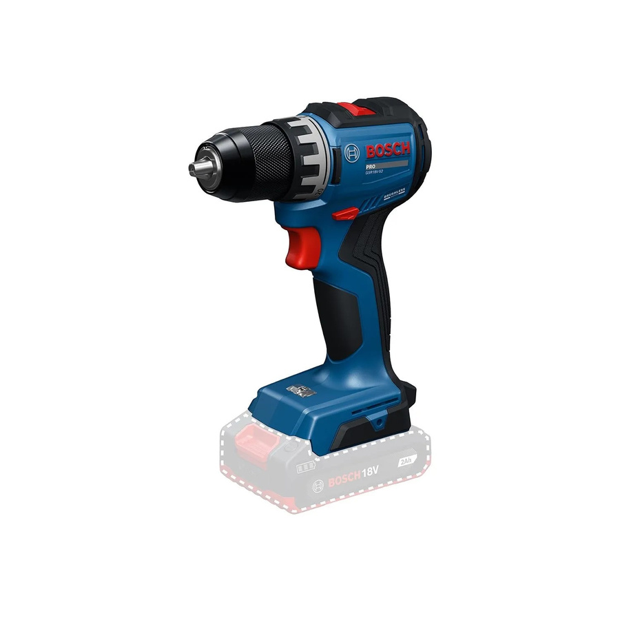 Bosch Professional Akku-Bohrschrauber GSR 18V-52 in Blau mit 52 Nm Drehmoment - Bild 2