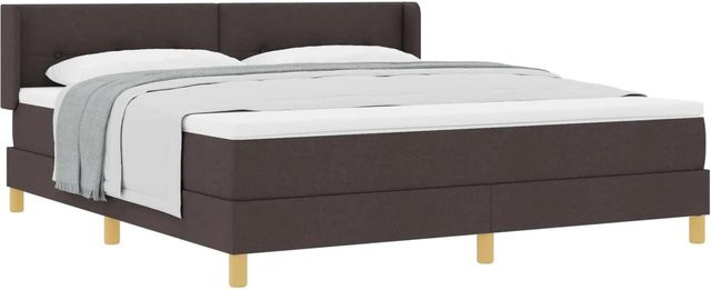 vidaXL Boxspringbett mit Matratze in Braun, B/T: 180 x 200 cm - Bild 1