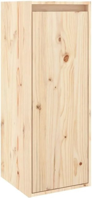 vidaXL Wandschrank aus Massivholz Kiefer in Braun, B/T/H: 30 x 30 x 80 cm - Bild 1