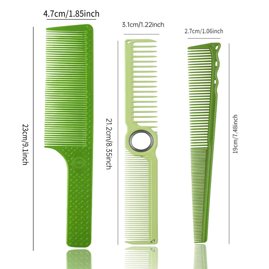 CestoMen Haarschneidekamm-Set, 3-teilig, Herren - Bild 3