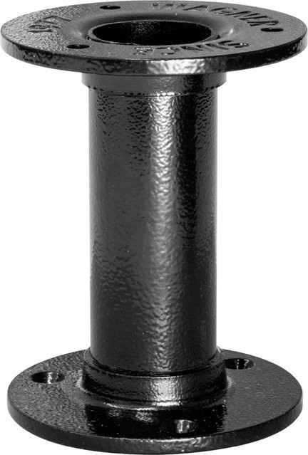 Wagner Möbelbein Industrial Pipe aus Stahl in Schwarz Matt Durchmesser: 32,5 mm, Höhe: 100 mm - Bild 1