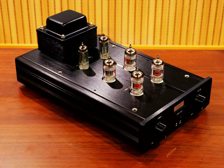 SENGTERBELLE HiFi Vakuumröhrenvorverstärker Pure Class A mit 12AX7+12AU7+6Z4 Röhren in Schwarz oder Silber - Bild 2