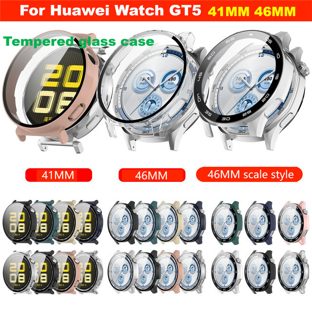 Huawei Displayschutzfolie Glas, Huawei Watch GT 5, 41 mm, 46 mm, Unisex - Bild 1