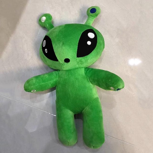 Yiran toy Grüner Alien Kawaii Plüschtier, Puppe, ab 14 Jahren - Bild 1
