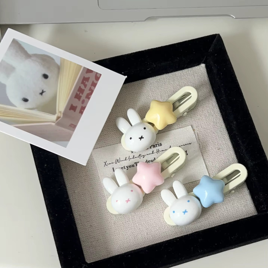 Miffy Haarspange Stern, BB Clip, Haarschmuck - Bild 2
