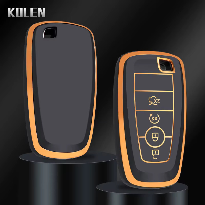 TPU Schlüsselhülle für Ford Fernbedienung und Autoschlüssel passend für Explorer, Mustang, Fusion, Escape, Edge, F150, F250, F350, F450, F550 - Bild 2