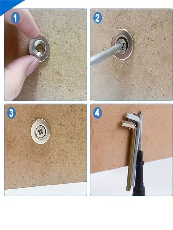 U-POLEMAG Mehrzweck-Kreismagnet mit Senkbohrung 10x5-M3/15x5-M4 für Whiteboards, DIY und Büro - Bild 4
