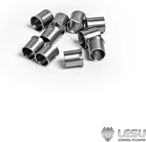 LESU Modell-Hydraulikkomponente, Zubehör, 10-teiliges Set, Metall, Grau - Bild 1