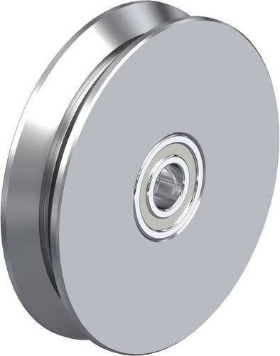 Blickle Doppel-Spurkranz-Rad DSPK 150K in Silber, Durchmesser: 150 mm, Tragfähigkeit: 800 kg - Bild 1