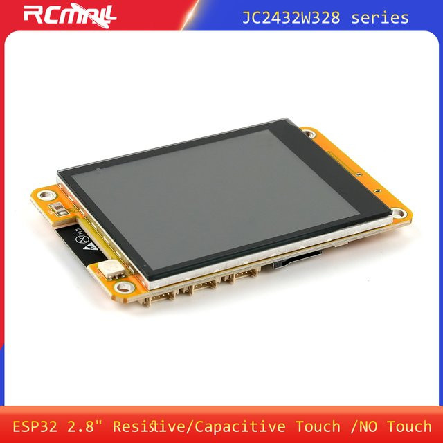 RCmall ESP32 2,8-Zoll IPS TFT-TN Anzeigemodul ST7789 mit resistivem und kapazitivem Touchscreen in Multicolour - Bild 1