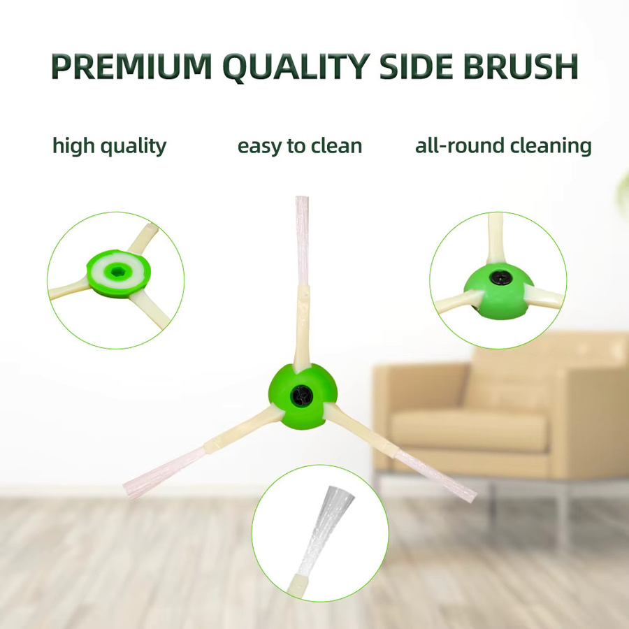 Ersatzteil-Set für iRobot Roomba I3, I4, I6, I7, I8, E5, E6, E7 inklusive Hauptbürste, Seitenbürste, Filter und Staubbeutel - Bild 3