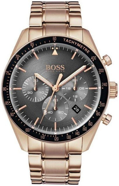Hugo Boss Chronograph, Quarz, Edelstahl, 44 mm, Herren - Bild 1