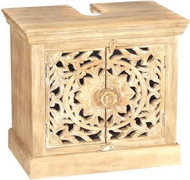 SIT Unterschrank LAKADEE aus Mango in Braun, B/H/T: 66 x 60 x 41 cm - Bild 1