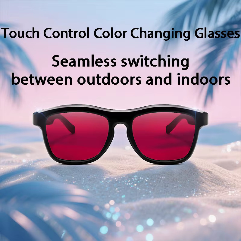 SEVENT PEOPLE Intelligente Elektrochrome Sonnenbrille mit Bluetooth, KI-Übersetzungsfunktion, Anrufoption und Musikplayer in Schwarz - Bild 4