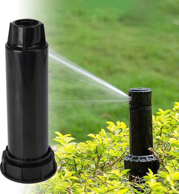ATUOTIN Automatischer Pop-up Bodensprinkler 1/2 Zoll in Schwarz für Garten und Rasen - Bild 1