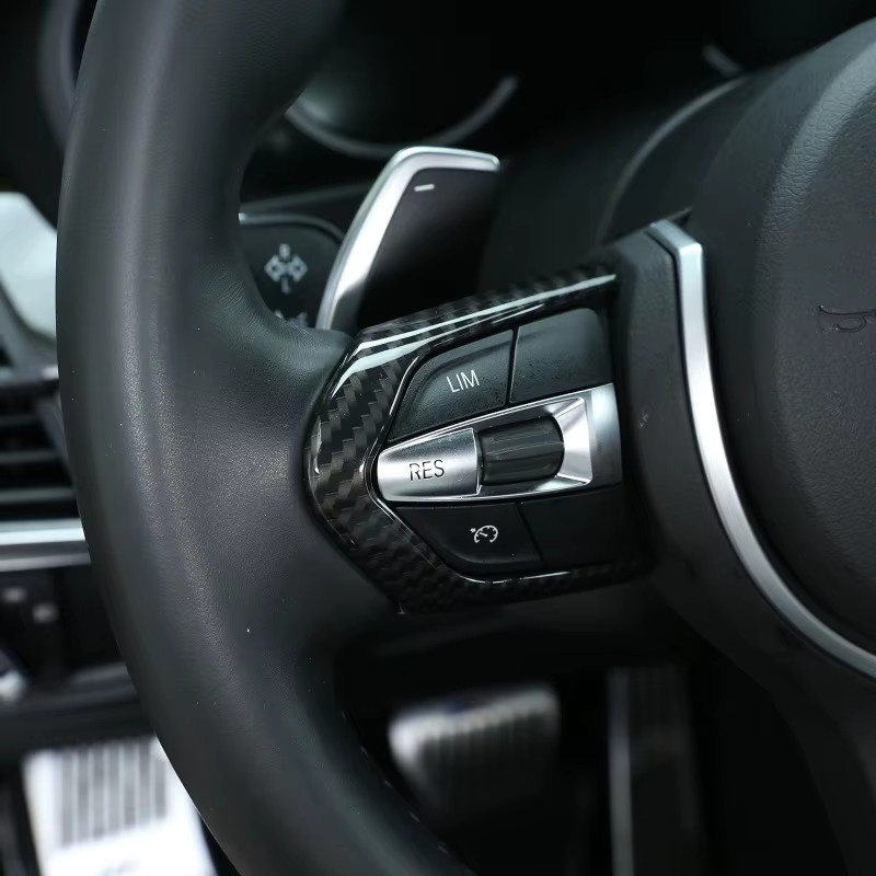 Suetlcoity ABS Carbon Faser Lenkrad Rahmen Trim für BMW M-Sport Modelle in Schwarz - Bild 4