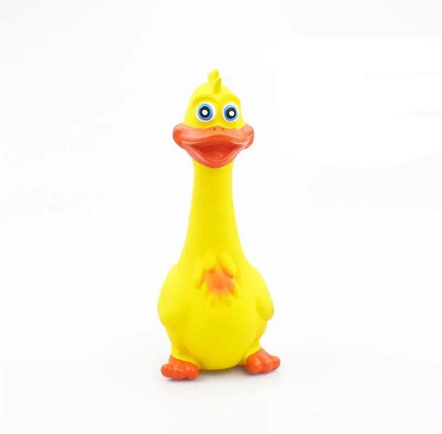 Schreiendes Huhn, Hundespielzeug, interaktives Quietschendes Kauspielzeug - Bild 1
