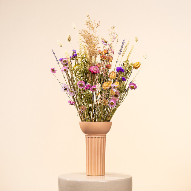 Wildblumen Trockenstrauß von BLUME2000 in Multicolor und Lightpink - Bild 1