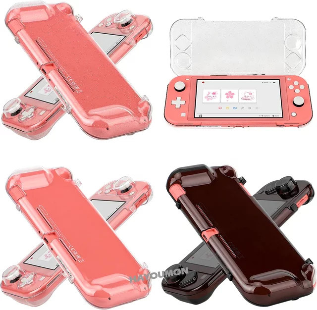 HeroAngel Transparente Schutzhülle für Nintendo Switch Lite, stoßfeste All-Inclusive Hartschalenhülle - Bild 1