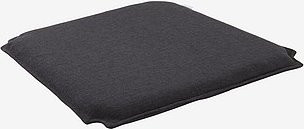 NATTAVAARA Stuhlkissen von Jotex in Schwarz und Grau aus Polyester und Leinen - Bild 1