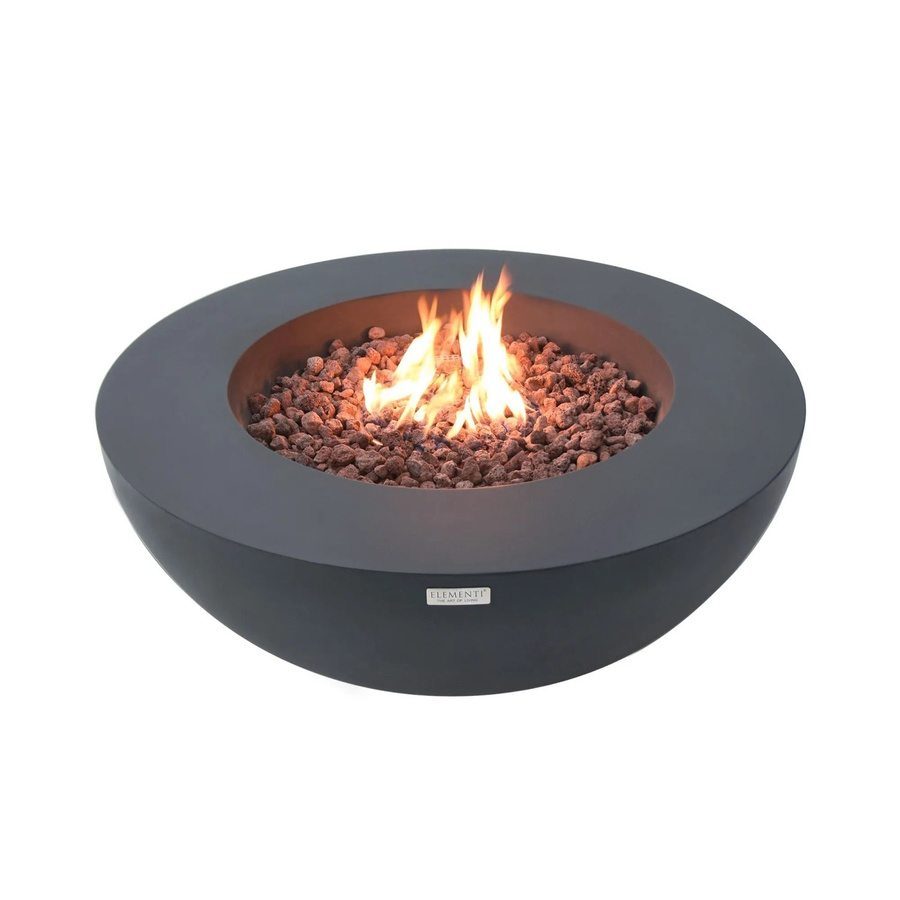 Elementi Gasfeuerstelle Lunar in Beton-Optik, anthrazit, B/T/H: 107 x 107 x 40 cm - Bild 6