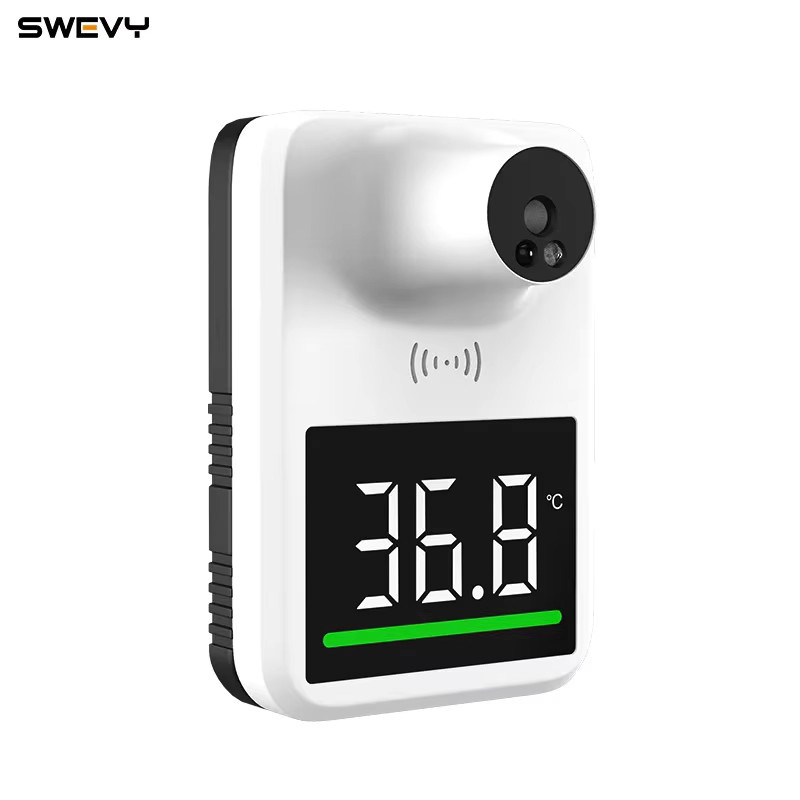 SWEVY LCD-Wandthermometer in Weiß mit berührungsloser Messung, automatischer Funktion, Sprachansage und Datenaufzeichnung - Bild 4