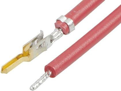 Molex Crimpkontakt mit Litze 2153432211 Bulk in Rot und Gold - Bild 1