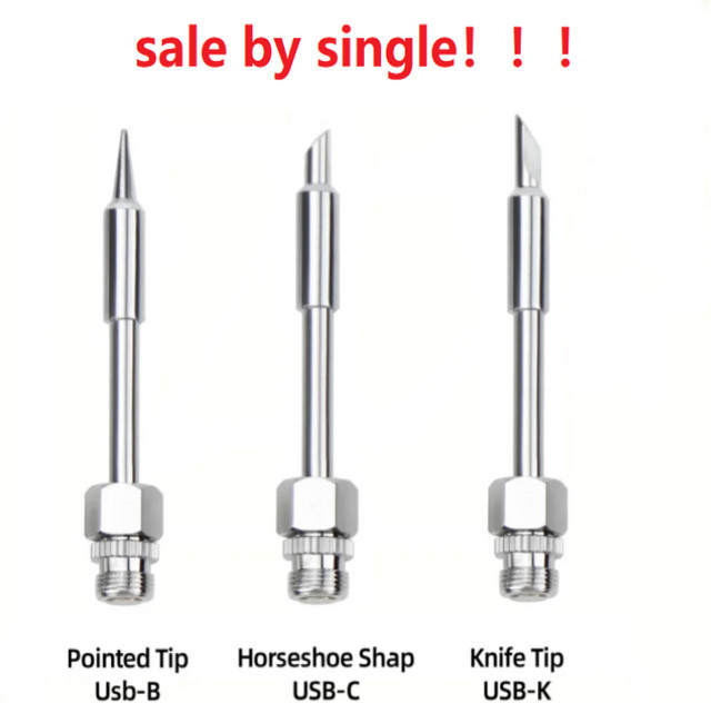 Mini Tragbarer Lötkolben Kopf 510 Interface USB Solder Spitze 8W in Silber - Bild 1