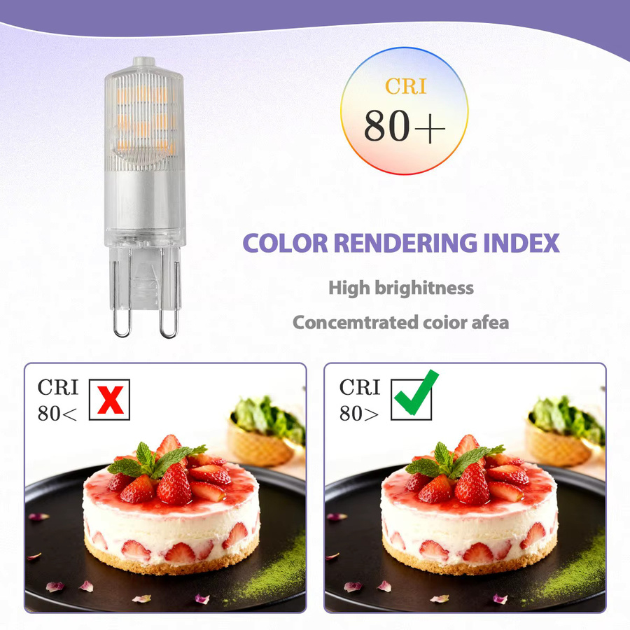 10er Set G9 LED Maisbirnen 2,5 W mit E14 Sockel, SMD2835 LED Leuchtmittel als Ersatz für 40 W Halogenlampen, Weiß - Bild 2