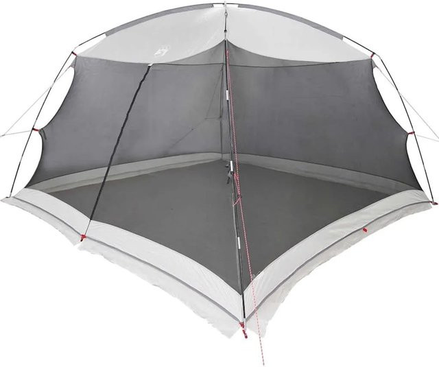 vidaXL Zelt mit Dach in Grau, B/T/H: 380 x 380 x 225 cm, aus Polyester - Bild 1
